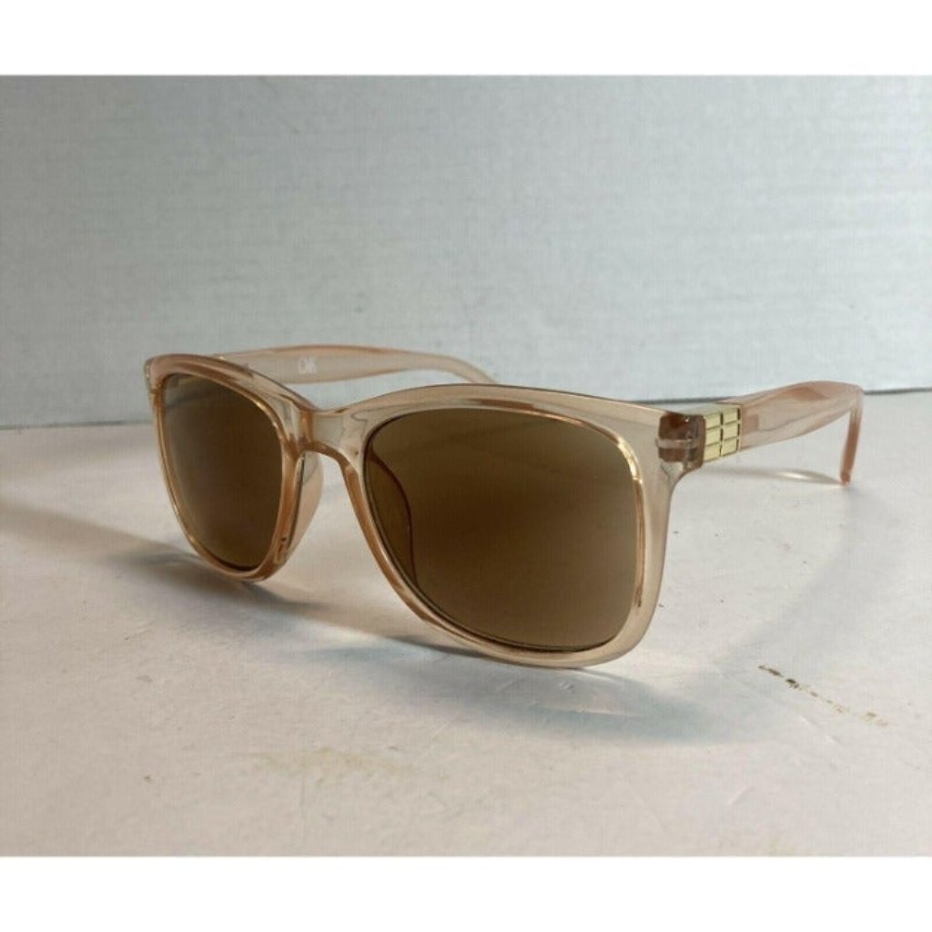 Corrine Mccormack Champagne Cateye Sunglass Frames Brown Preowned